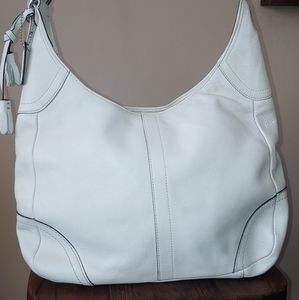 Coach White Leather Hobo bag
